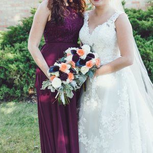 Kennedy Blue Bridesmaid Maria | Bordeaux |Sz 0